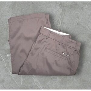 Snake Eyes Golf Pants Mens 36x30 Dry-18 Stretch Electric Grandpa Loose Beige EUC